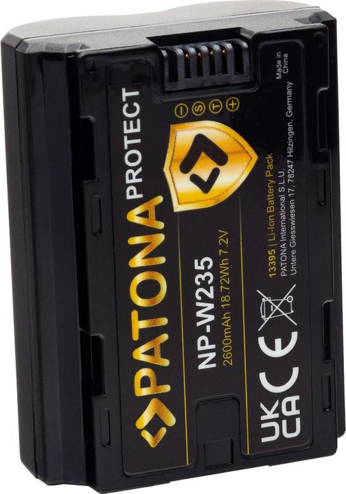Actual product image Patona Protect battery Fuji NP-W235 (Camera battery)