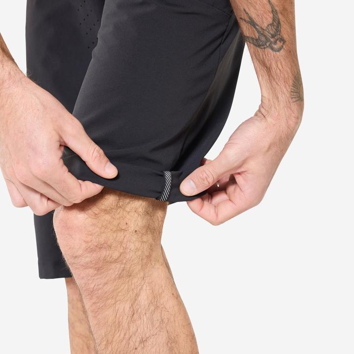 Produktbild Rockrider Velohose kurz atmungsaktiv Unisex schwarz (3XL)