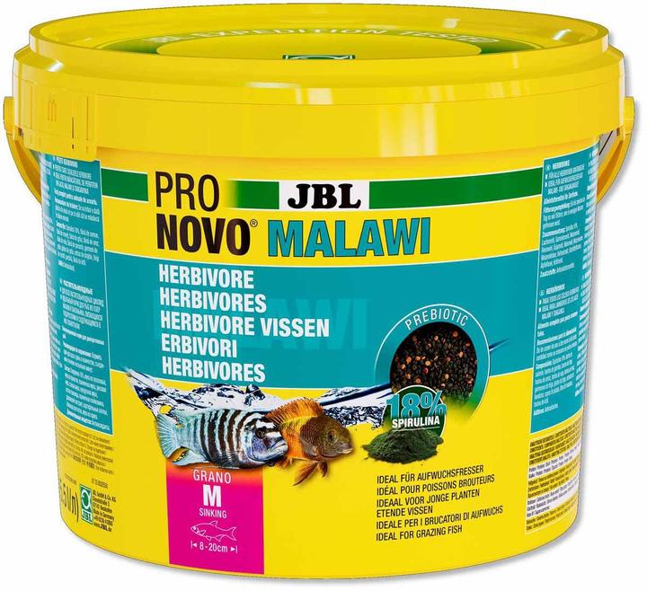 Actual product image JBL Aquaristik und Terraristik ProNovo MALAWI GRANO M 5,5l (Perch, 5500 ml)