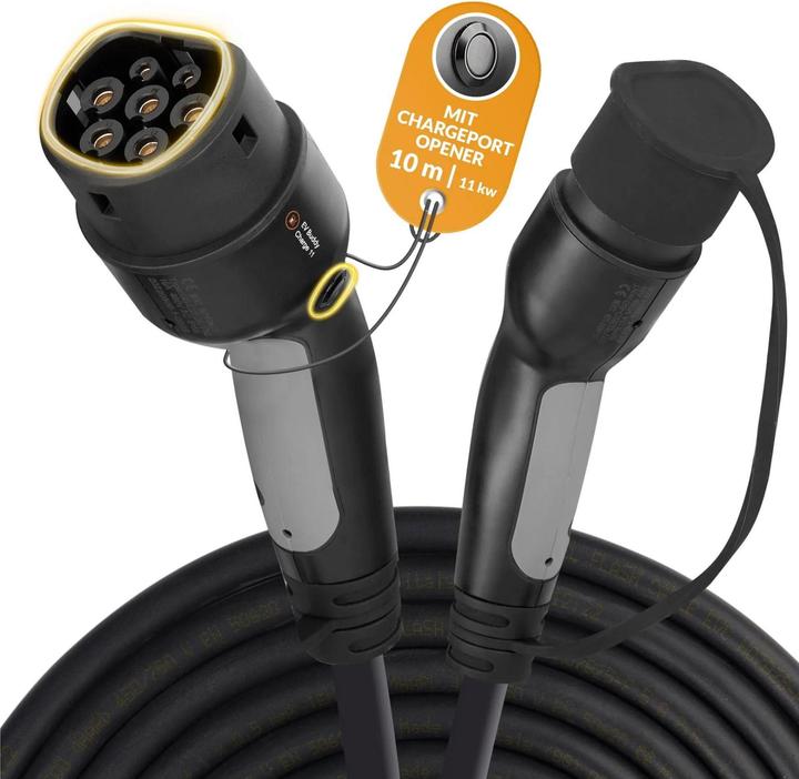 Produktbild Ev Buddy Ladekabel Charge 11 (Typ 2, 11 kW, 16 A, 10 m)