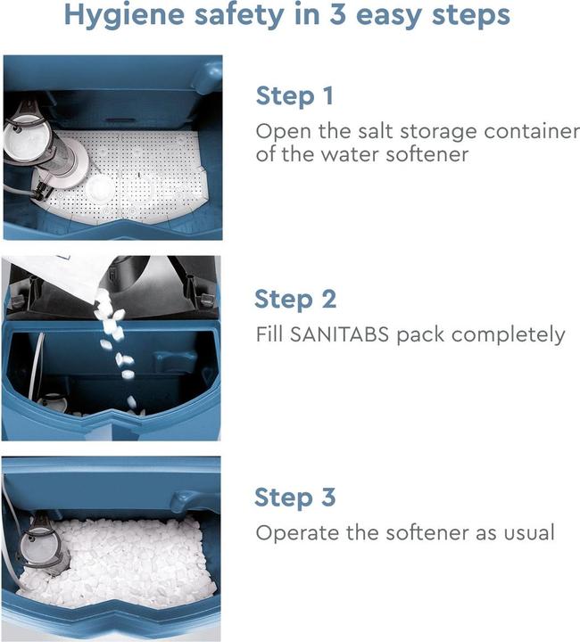 Actual product image BWT Used for the softeners: AQA life, AQA basic and Aquadial. 8kg bag Sanitabs