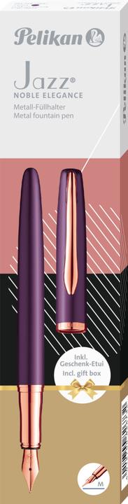 Pelikan Fountain pen (cartridge filling system) fountain pen Jazz® Noble Elegance P36, 1 ST in gift (Violet, 1 x)