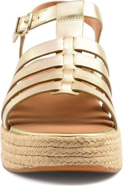 Actual product image Fitflop Platfforms Espadr. Leather Fisherman Wedge Sandals (38)