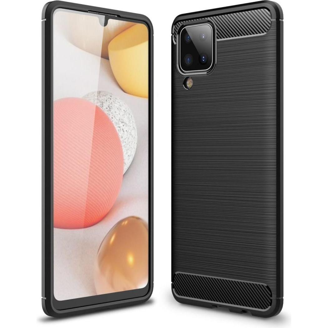 Thumbnail - König Design Handyhülle für Samsung Galaxy A12 Schutzcase Backcover Bumper Etuis Case Schwarz (Samsung Galaxy A12), Smar...