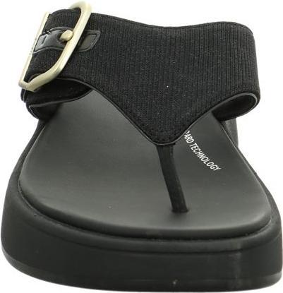 Actual product image Fitflop F Mode Buckle Shimmerlux Flatform Toe Post Sandal (41)