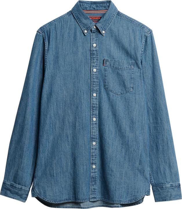 Immagine prodotto Superdry ESSENTIALS L/S DENIM SHIRT Heren Overhemd (XXL)