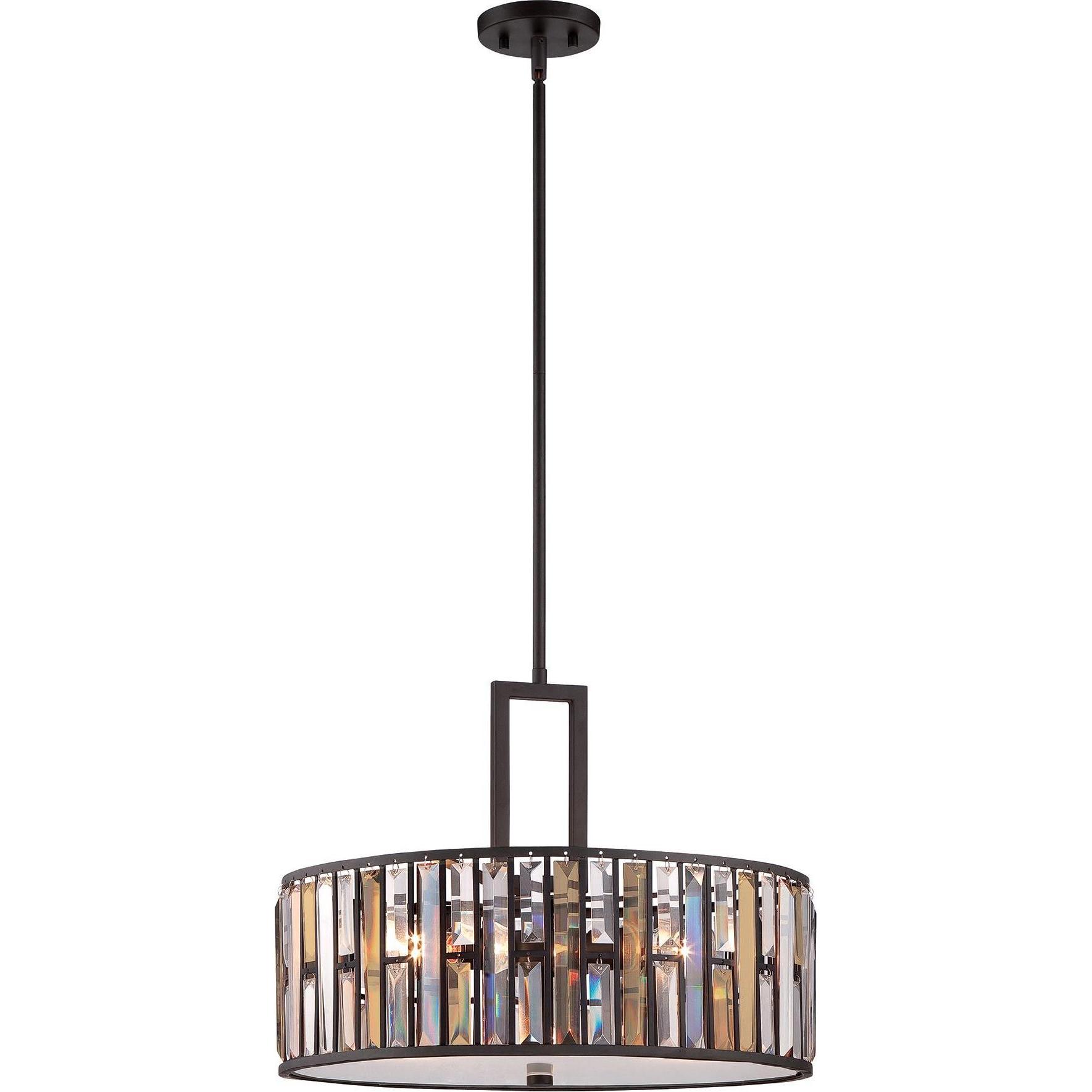 Elstead Lighting Bronzo Lampada A Sospensione, Lampada A Sospensione Gemma E27 Triplo Vintage (E27)