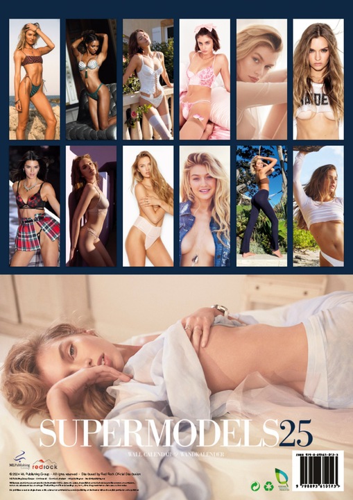 Immagine prodotto Supermodelle: Calendario Top Model 2025 (30 x 42 cm, Copertina rigida, Tedesco)