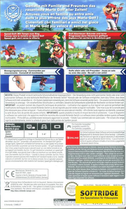 Image du produit Nintendo Mario Golf: Super Rush (Switch, Multilingue)