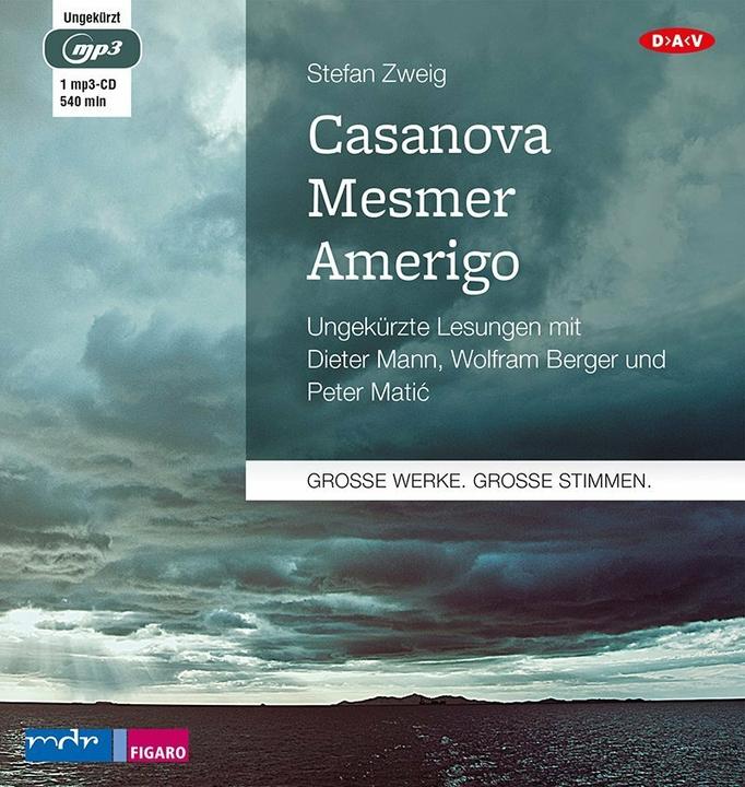 Actual product image Casanova. Mesmer. Amerigo (Peter Matic, Stefan branch, Dieter Mann, Wolfram Berger, German)