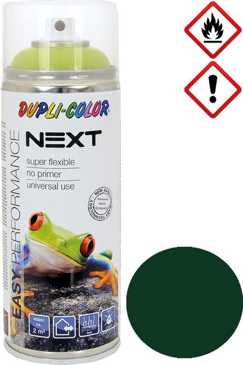 Actual product image Dupli-Color NEXT RAL 6005 Moss green glossy (Moss green, 0.40 l)
