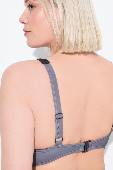 Produktbild Ulla Popken Bikini, Struktur, Softcups, Träger verstellbar (50, 52)