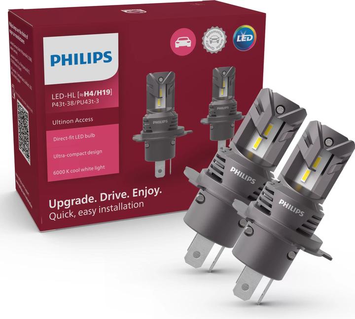 Produktbild Philips Ultinon Access 11342U2500C2 Schnelle und einfache Installation (H4)