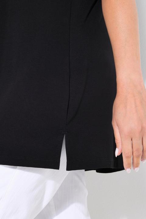 Produktbild Ulla Popken T-Shirt, Ziersteine, A-Linie, V-Ausschnitt, Halbarm (42, 44)