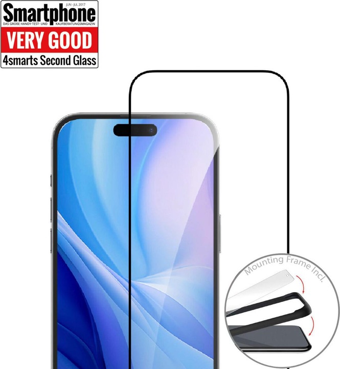 Image du produit 4smarts Second Glass (1 pièce(s), Apple iPhone 16 Pro)