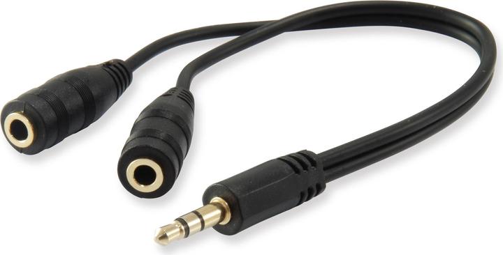 Productafbeelding equip Audio splitter Y-kabel (0.13 m, 3,5 mm aansluiting (AUX))