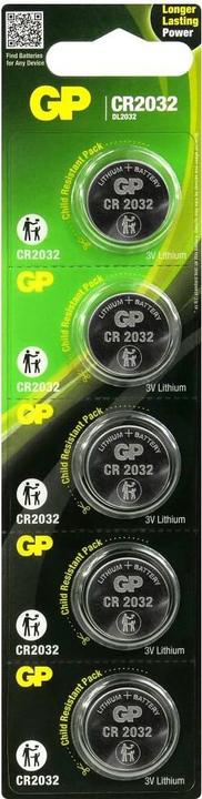 Actual product image GP Batteries Cr2032 (5 pcs., CR2032, 220 mAh)