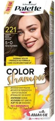 Palette Color Shampoo szampon koloryzujący do 24 myć 5-0 Średni Brąz (Liquid shampoo)