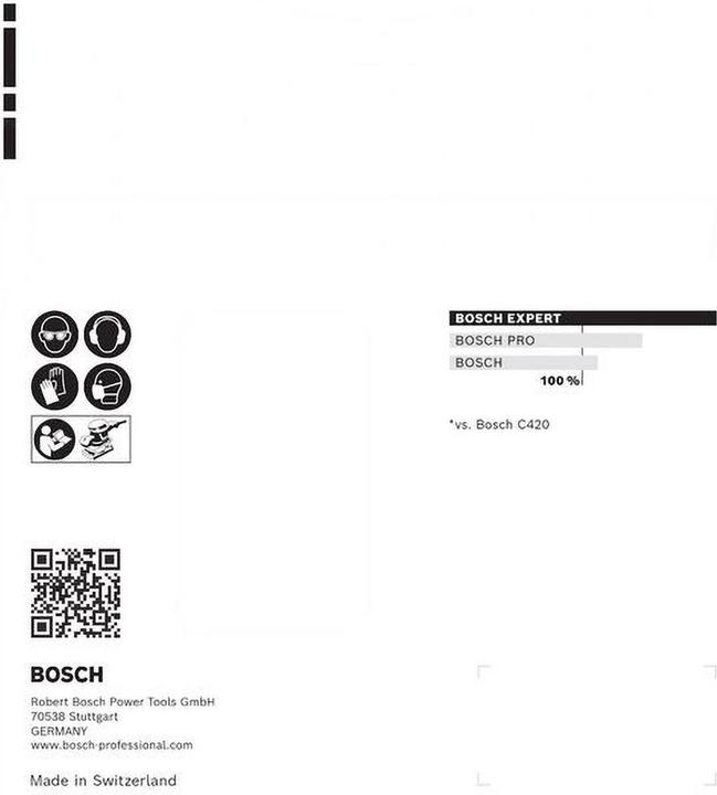 Actual product image Bosch Professional Zubehör Accessories 2608901691 Sanding net for drywall sander grain 120 (120)