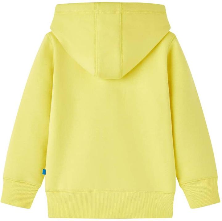Immagine prodotto vidaXL Felpa con cappuccio per bambini con zip Giallo chiaro (104)
