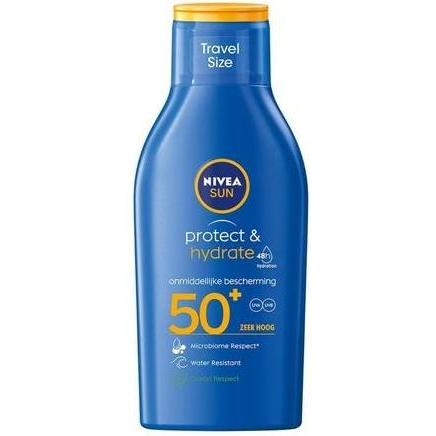 Nivea Donna Crema Solare, Latte Solare Protettivo E Idratante Formato Viaggio Spf50+ - 100Ml (Latte Solare, Spf 50+, 100 Ml)