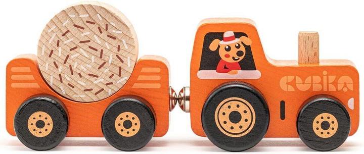 Actual product image Cubika Wooden toy "Tractor