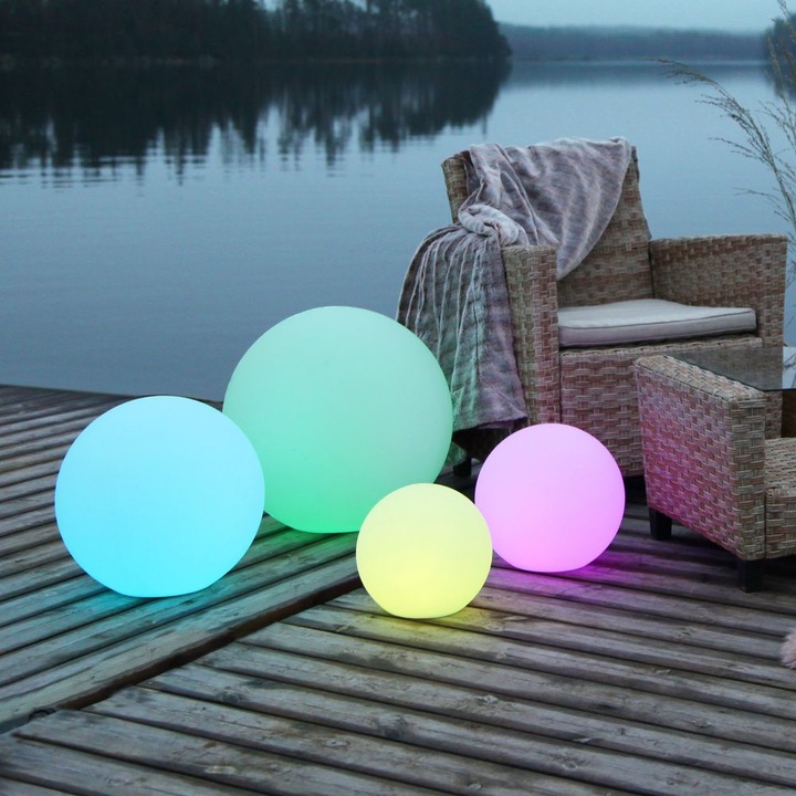 Actual product image Star Trading LED sphere Twilights (IP44)