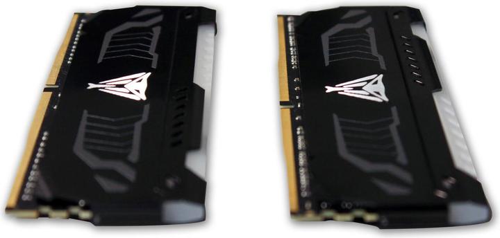 Actual product image Patriot 16 GB DDR4 RAM PC3200 CL16 Viper LED white 2x8GB (2 x 8GB, 2133 MHz, DDR4-RAM, DIMM)