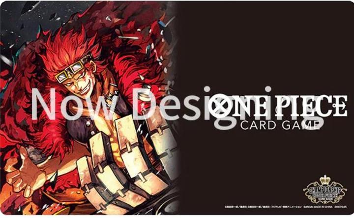Actual product image One Piece : - Card Game Playmat And Storage Box Set - Eustass Captain Kid