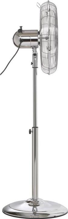 Produktbild Sygonix Standventilator 50 W (Ø x H) 445 mm x 1300 mm Chrome Schwenkbar, Höhen