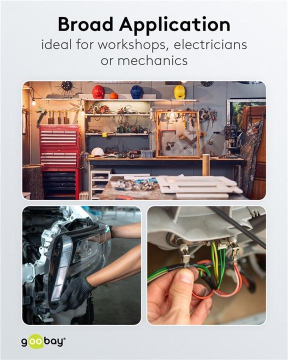 Produktbild Goobay Flachsteckhülse, Blau