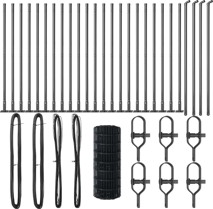 Actual product image vidaXL Outdoor-Zaun