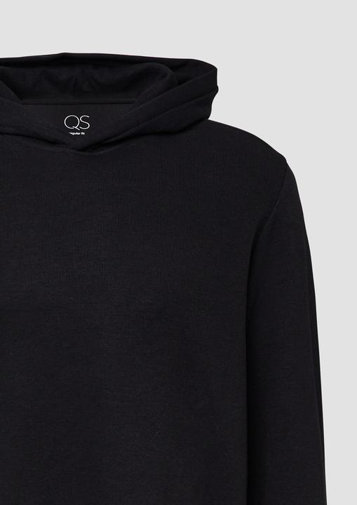Produktbild s.Oliver T-Shirt Hoodie aus Rippware (L)