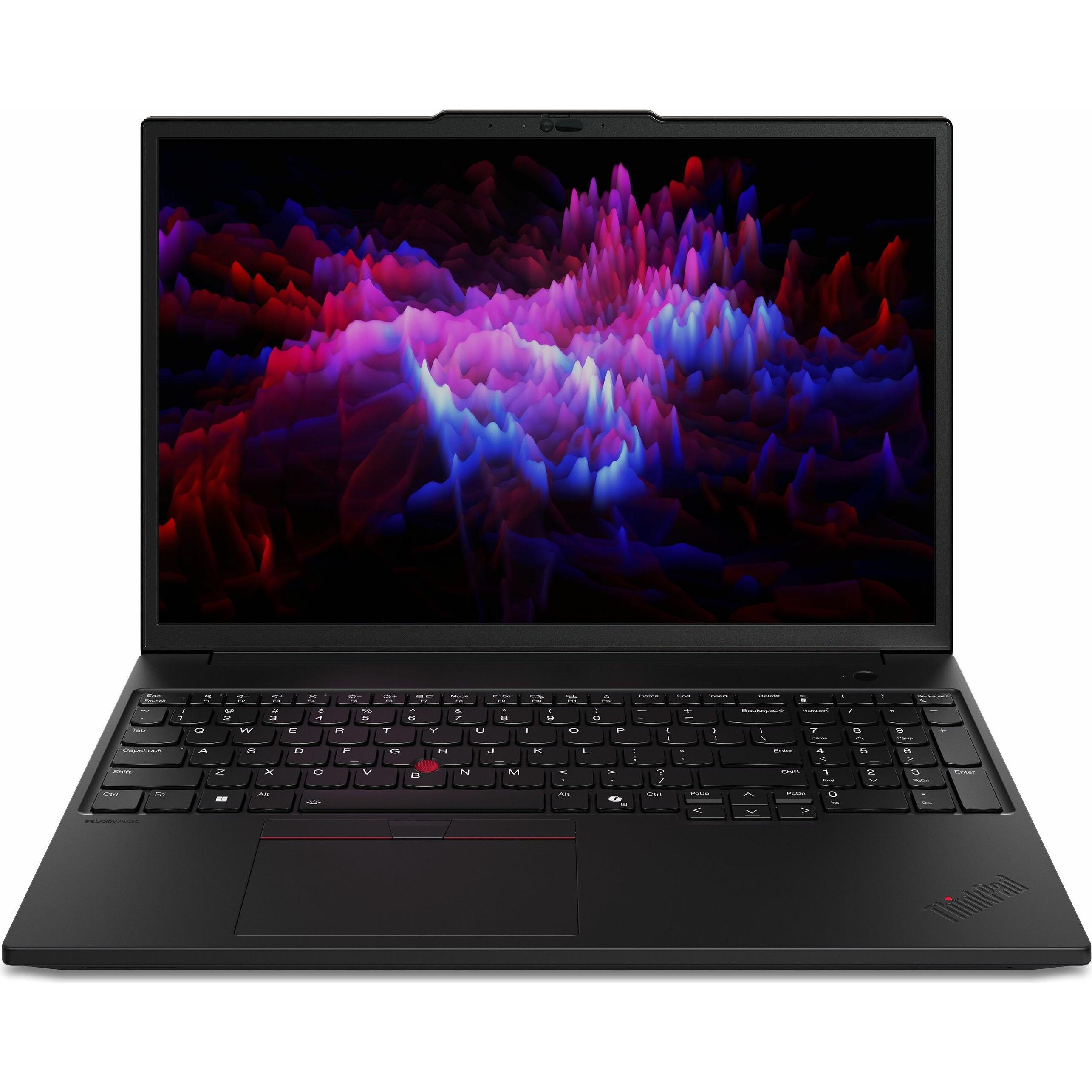 Lenovo ThinkPad P16s Gen 3 (16", 1000 GB, 32 GB, DE, Intel Core Ultra 7 155H), Notebook, Schwarz