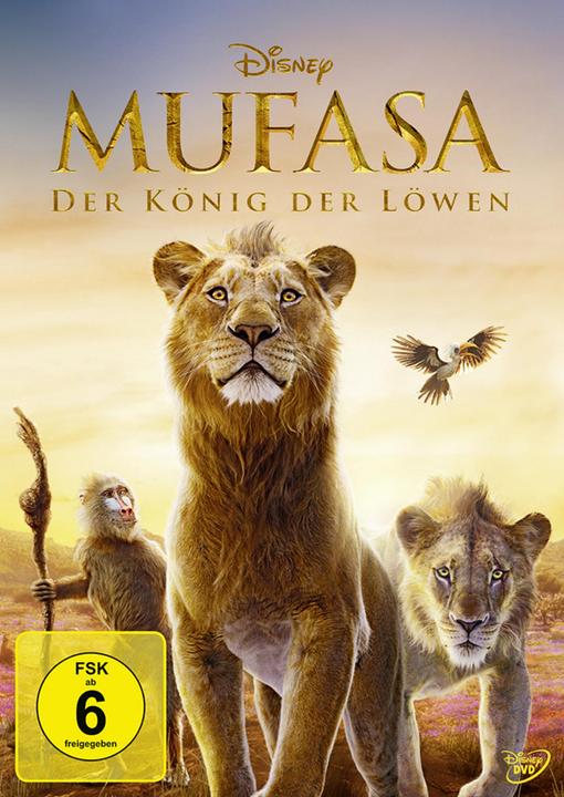 Disney Interactive Studios Mufasa: Der König der Löwen (DVD, 2025, Tedesco, Francese, Olandese, Inglese)