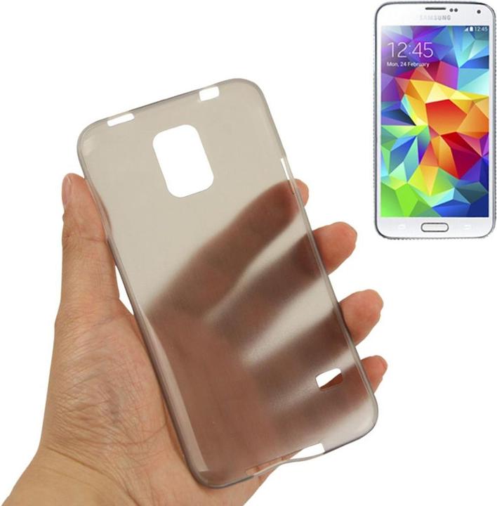 Actual product image König Design Protective Case Ultra Thin 0.3mm for Mobile Samsung Galaxy S5 mini / G800 Grey (Samsung Galaxy S5 Mini)