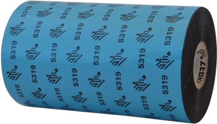 Actual product image Zebra Ribbon, wax, 56.9mm x 74m (5.69 cm, Black)
