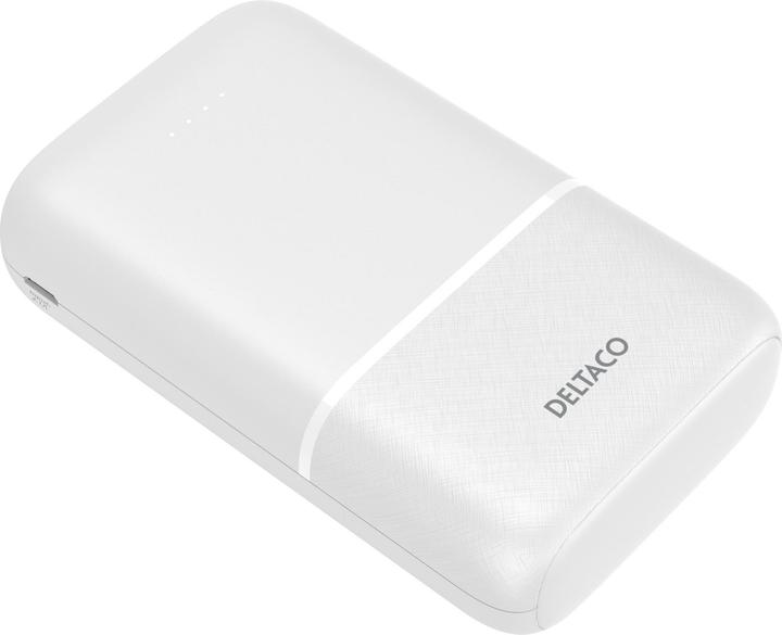 Produktbild Deltaco Powerbank 10,000 mAh, 2x USB-A, 1x USB-C (10000 mAh, 10.50 W)