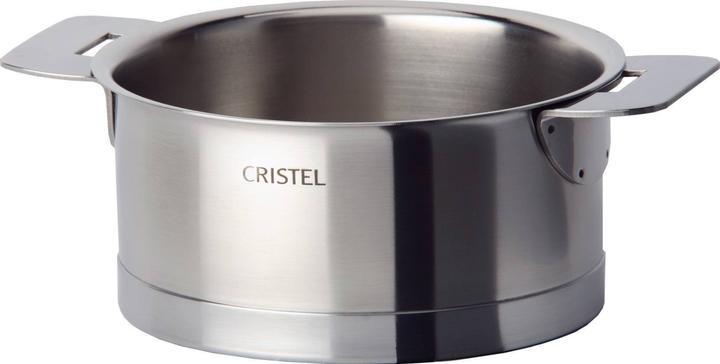 Actual product image Cristel Cristal Strate Amovible casserole Ø16cm (16 cm, Pot, Aluminium, Stainless steel)