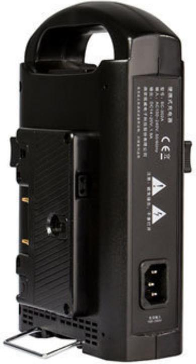 Actual product image Swit SC-302A | 2ch Charger, Gold-mount (Camera battery charger)
