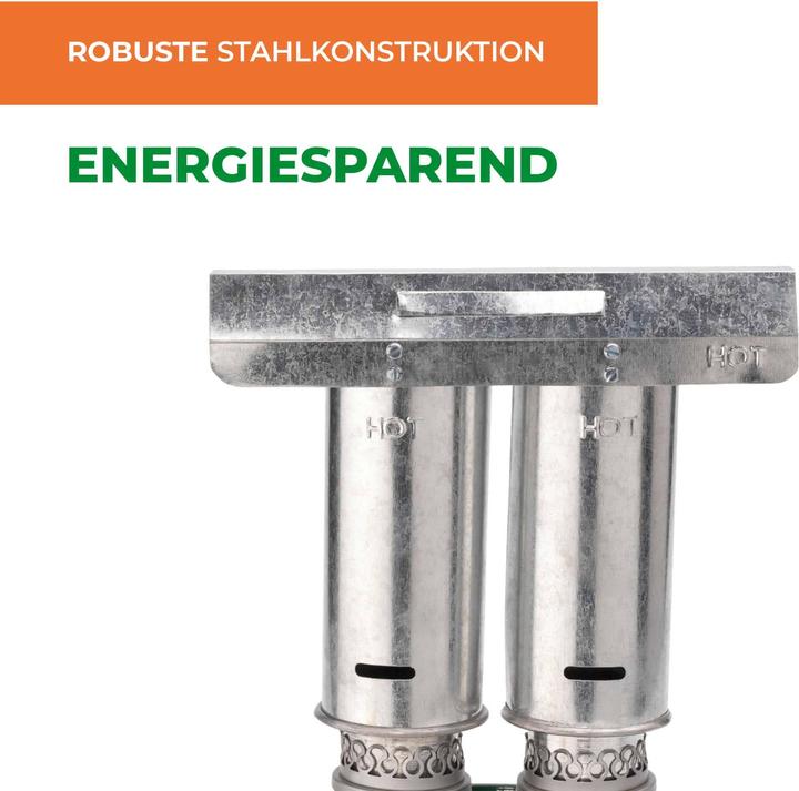 Produktbild Bio Green Paraffin-Gewächshaus-Heizung "WARMAX POWER 5" - 600 W