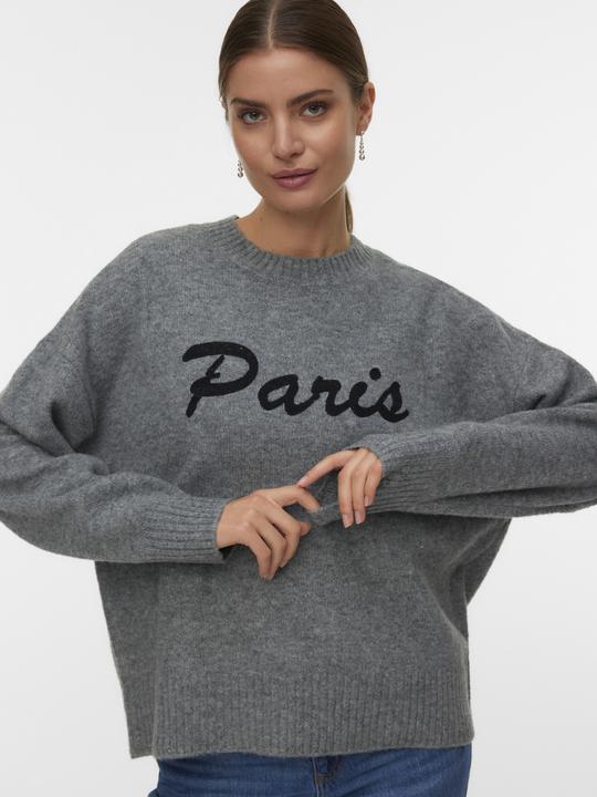 Produktbild Vero Moda Vmboom Ls O-Neck Text Pullover Noos (M)