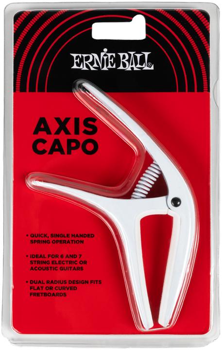 Actual product image Ernie Ball Capo Axis Capo White