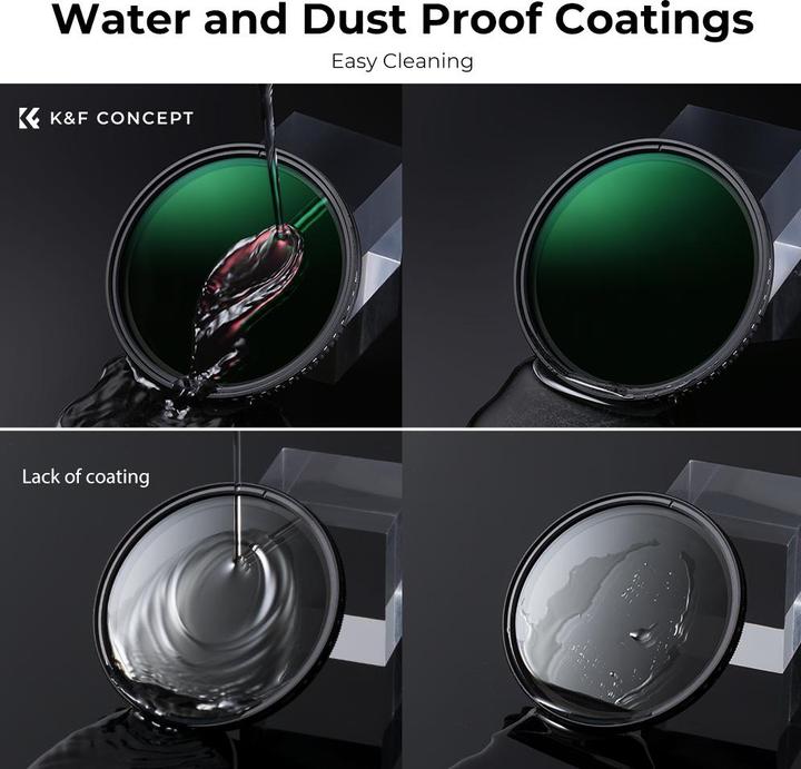 Productafbeelding K&F Concept Filter Slim 40,5 mm MV36 (40.50 mm, ND / grijsfilter)
