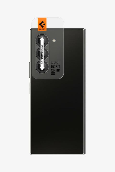 Immagine prodotto Spigen Optik.tR "EZ Fit" Camera Protector 2-Pack Galaxy Z Fold 6 Nero (2 Pezzo/i, Samsung Galaxy Z Fold6)