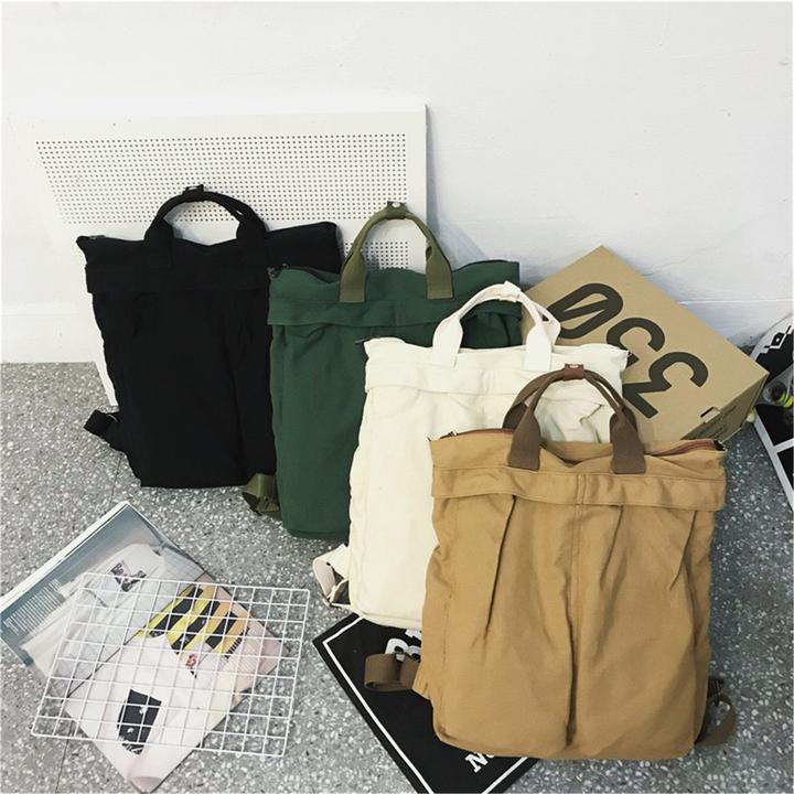 Image du produit Only-Bags.Store Sac de voyage pour étudiants, sac à dos en toile, sac à dos de loisirs pour lycées et universités