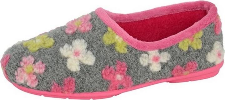 Actual product image Universal Textiles Womens/Ladies Gracie Floral Memory Foam Slippers (42)