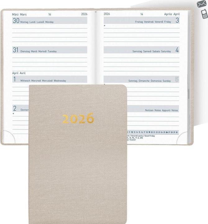 Produktbild Biella Taschenagenda Mittelformat