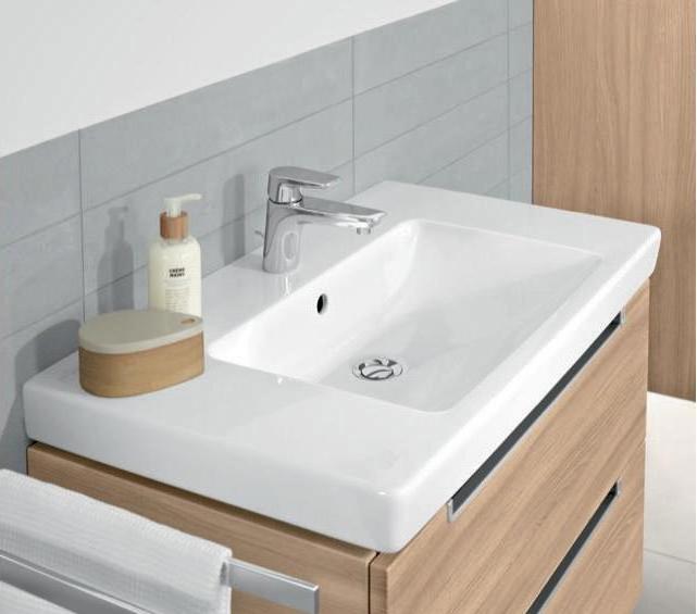 Image du produit Villeroy & Boch Meuble vasque Subway 2.0 80 cm blanc avec revêtement 717580R1 (470 mm, 800 mm)