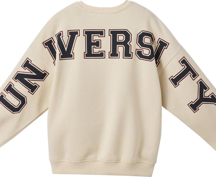 Immagine prodotto Jonen Mädchen Sweatshirt mit Glitzerbuchstaben hinten (128)